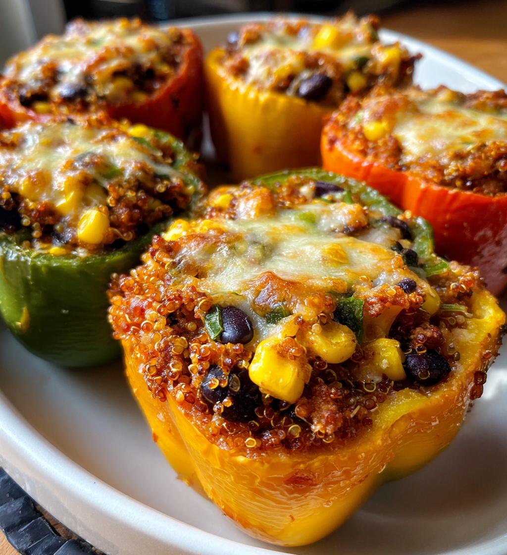air fryer stuffed bell pepper bites - detail 1