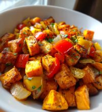 air fryer sweet potato hash recipe