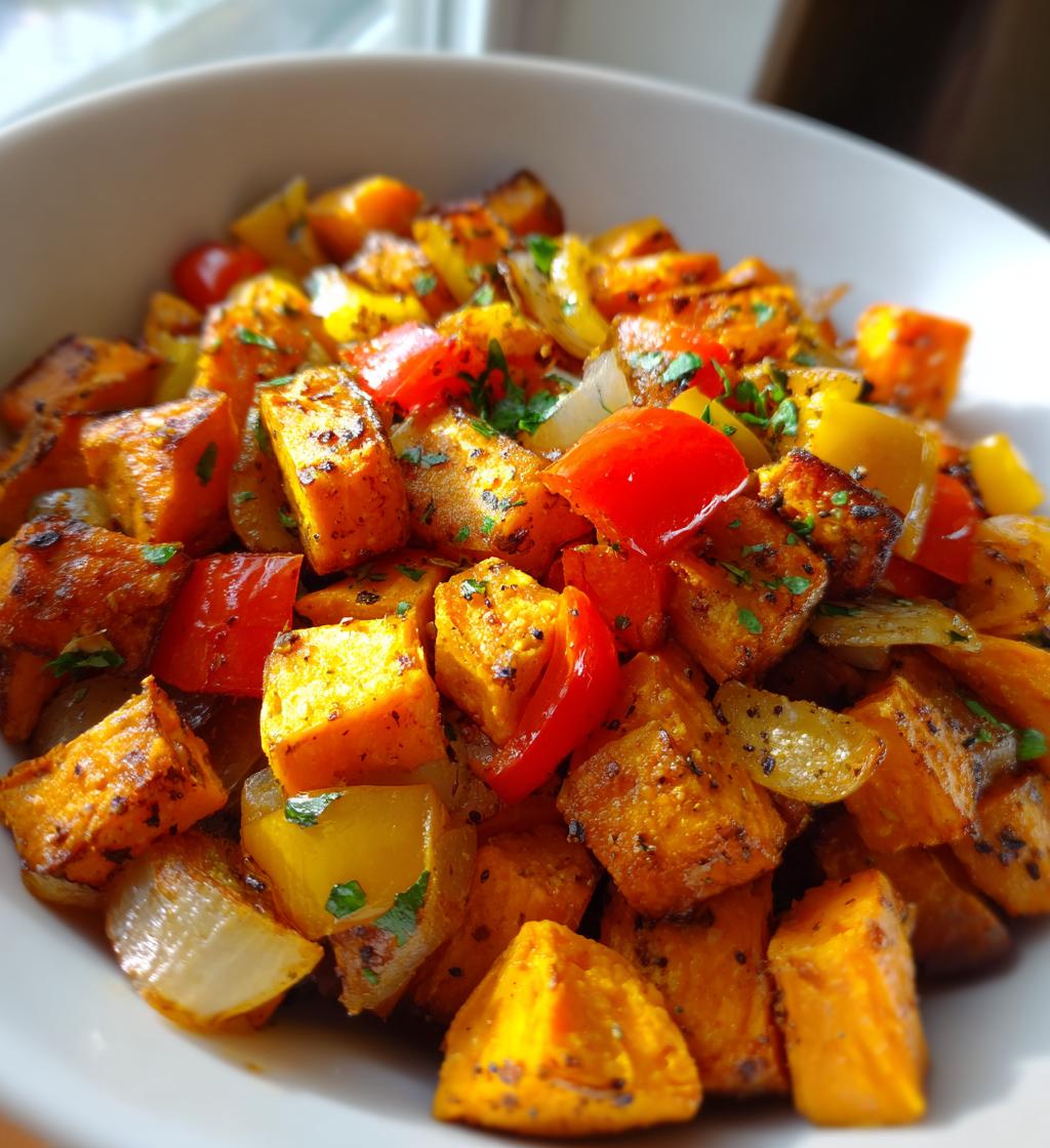 air fryer sweet potato hash recipe