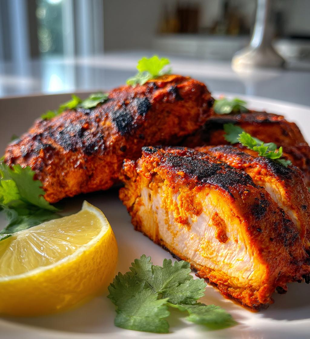 air fryer tandoori chicken breast recipe - detail 1
