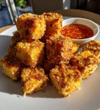 air fryer tofu bites crispy vegan snack recipe