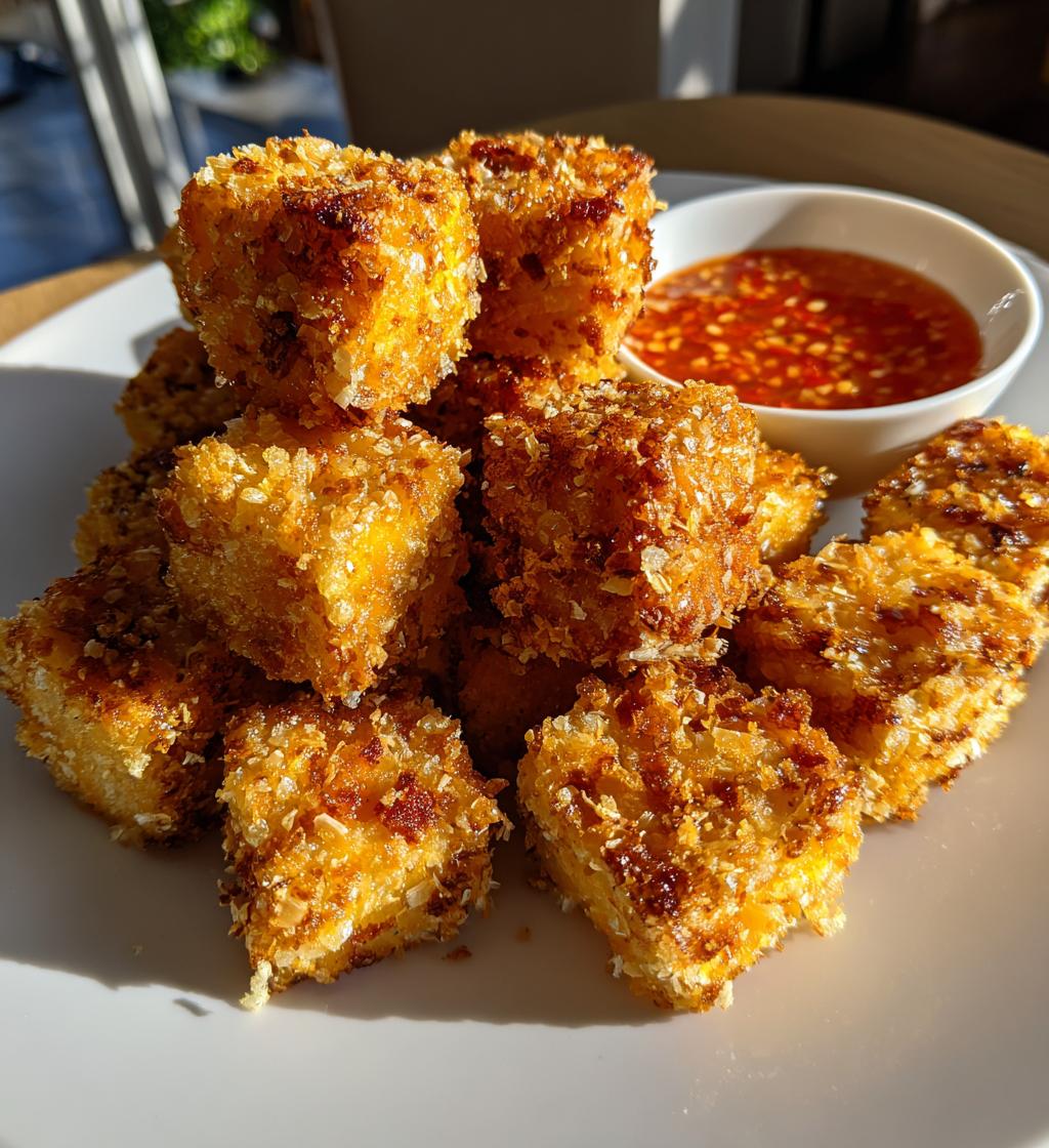 air fryer tofu bites crispy vegan snack recipe