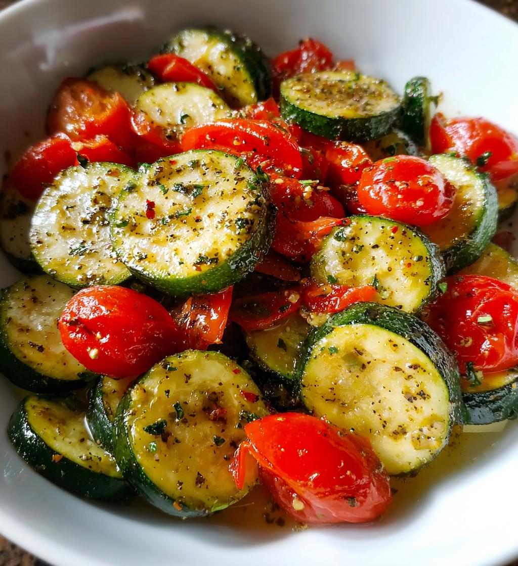 air fryer tomato zucchini medley recipe