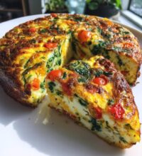 air fryer veggie frittata delicious healthy breakfast