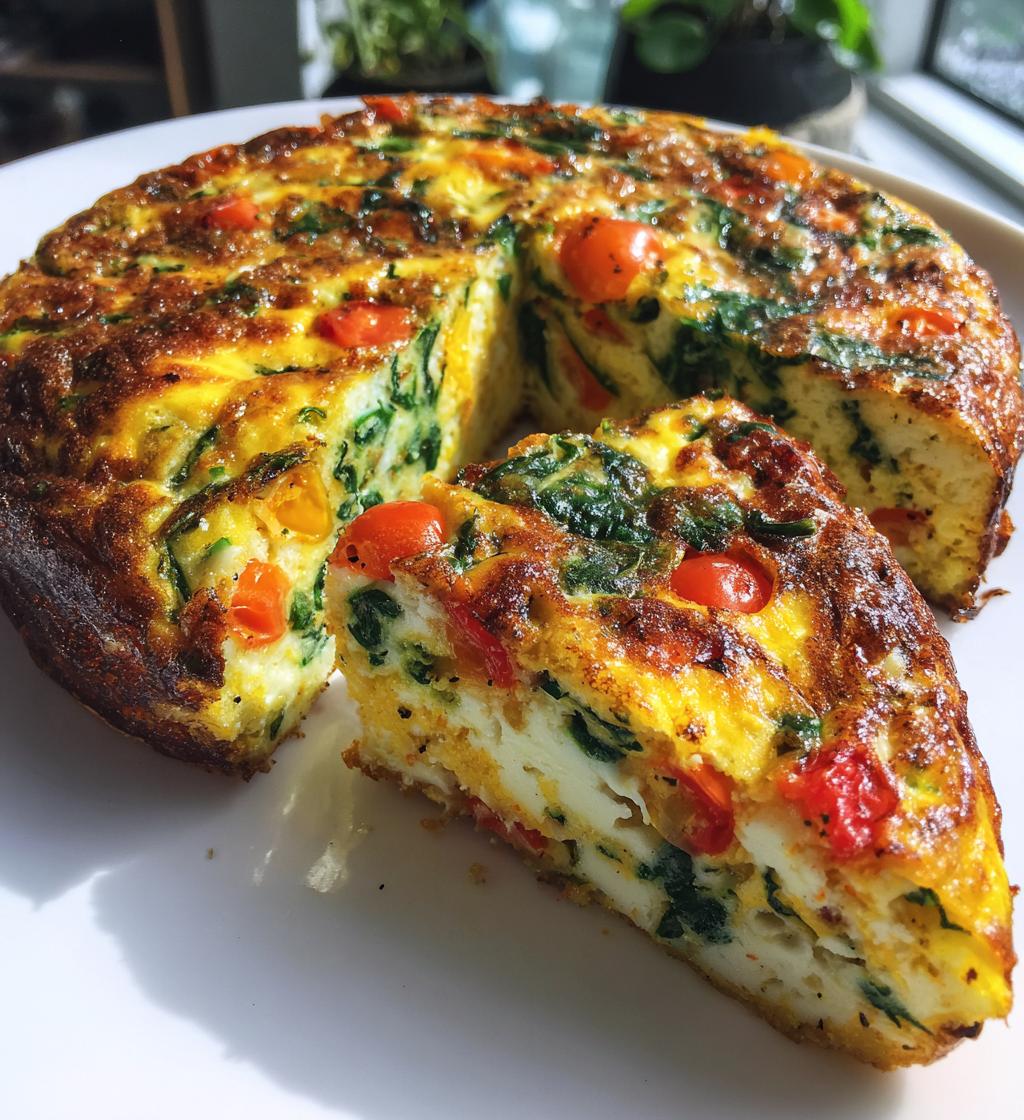 air fryer veggie frittata delicious healthy breakfast