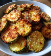 air fryer zucchini slices crispy snacks to love