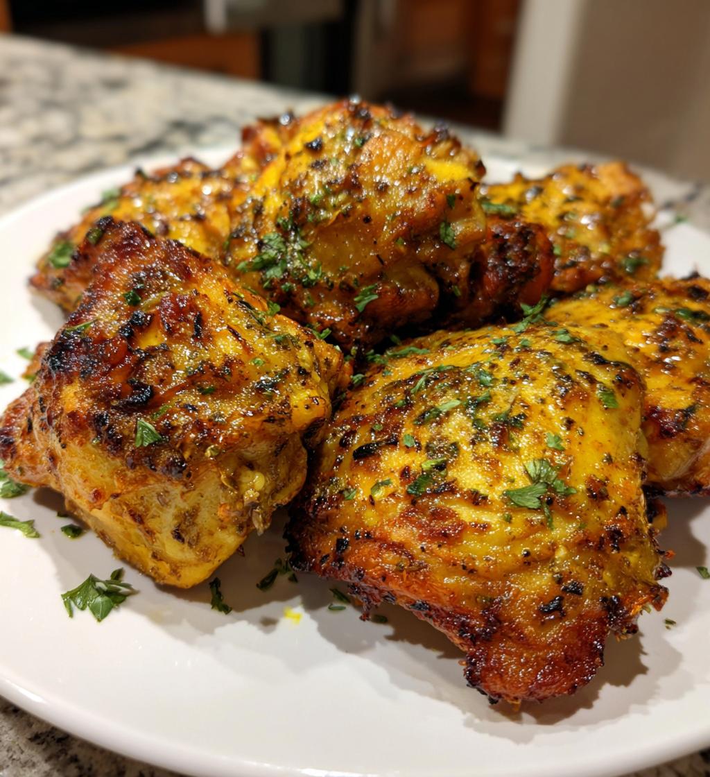 bone in skinless chicken thigh recipes air fryer - detail 1