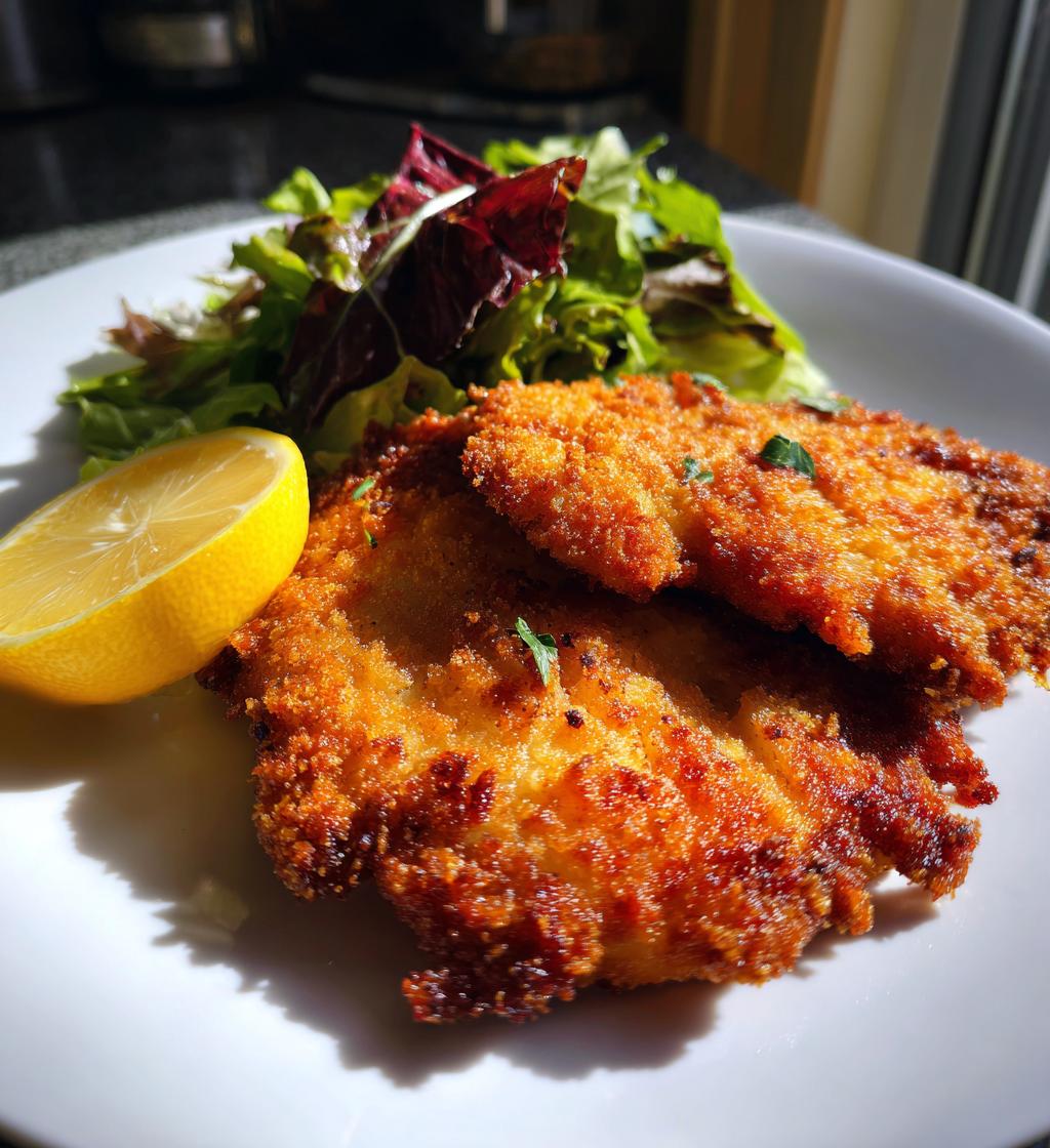 chicken schnitzel recipes air fryer - detail 1