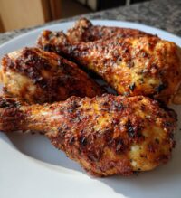crispy juicy air fryer chicken legs
