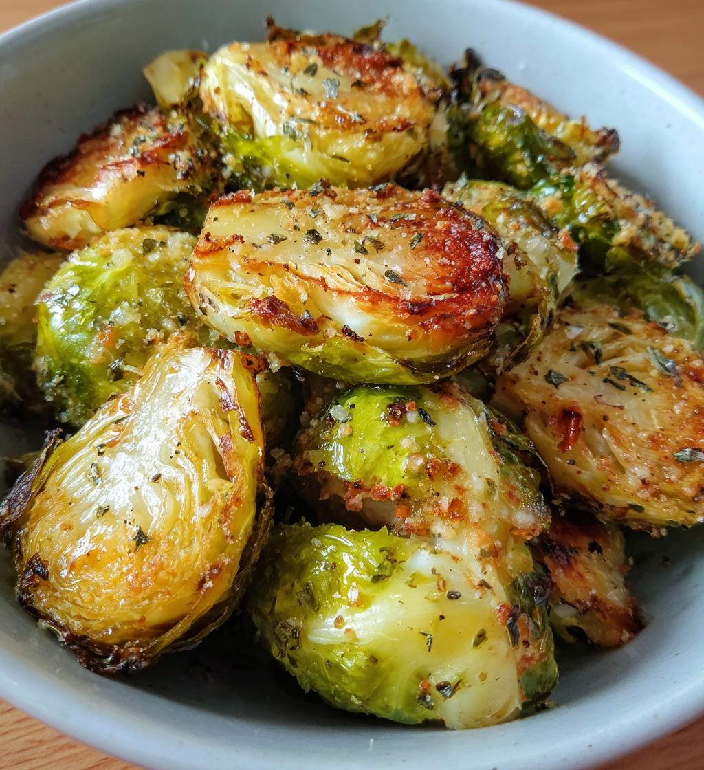 easy air fryer brussels sprouts - detail 1