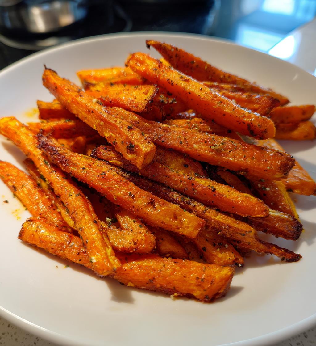 easy air fryer carrot fries recipe - detail 1
