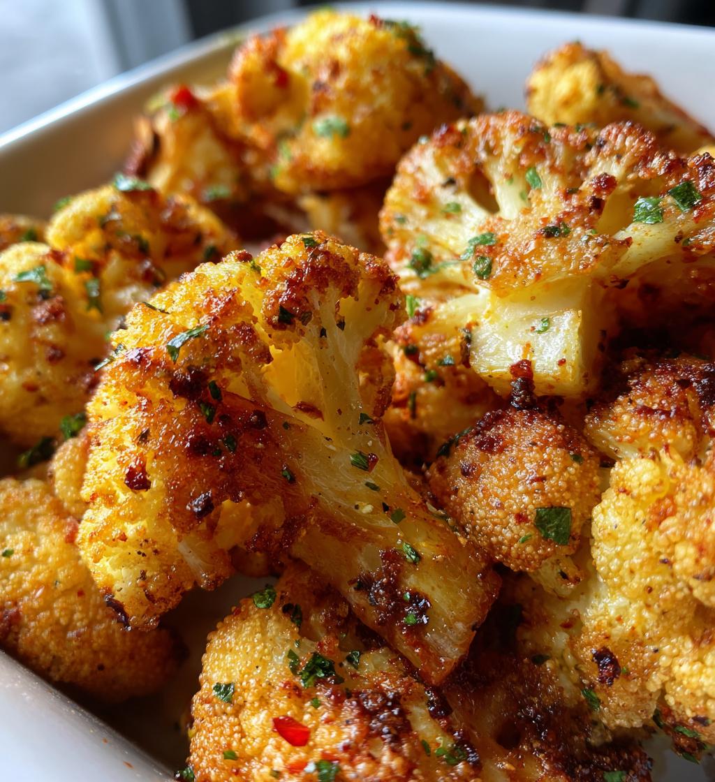 easy air fryer cauliflower bites recipe - detail 1