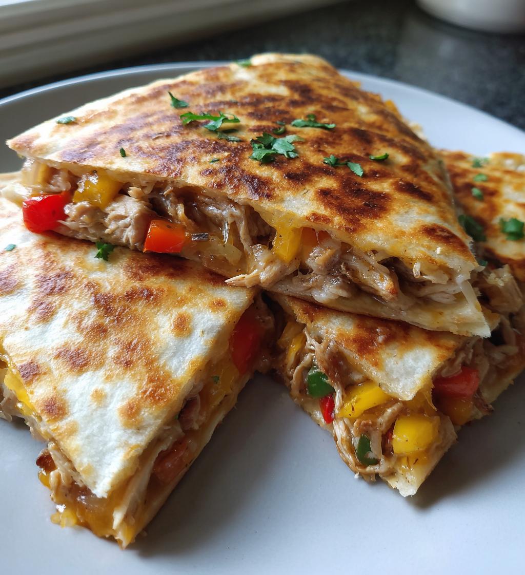 easy air fryer chicken quesadillas recipe