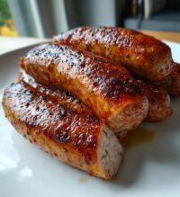 easy air fryer chicken sausages recipe