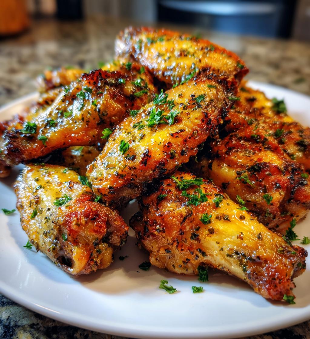 easy air fryer chicken wings - detail 1