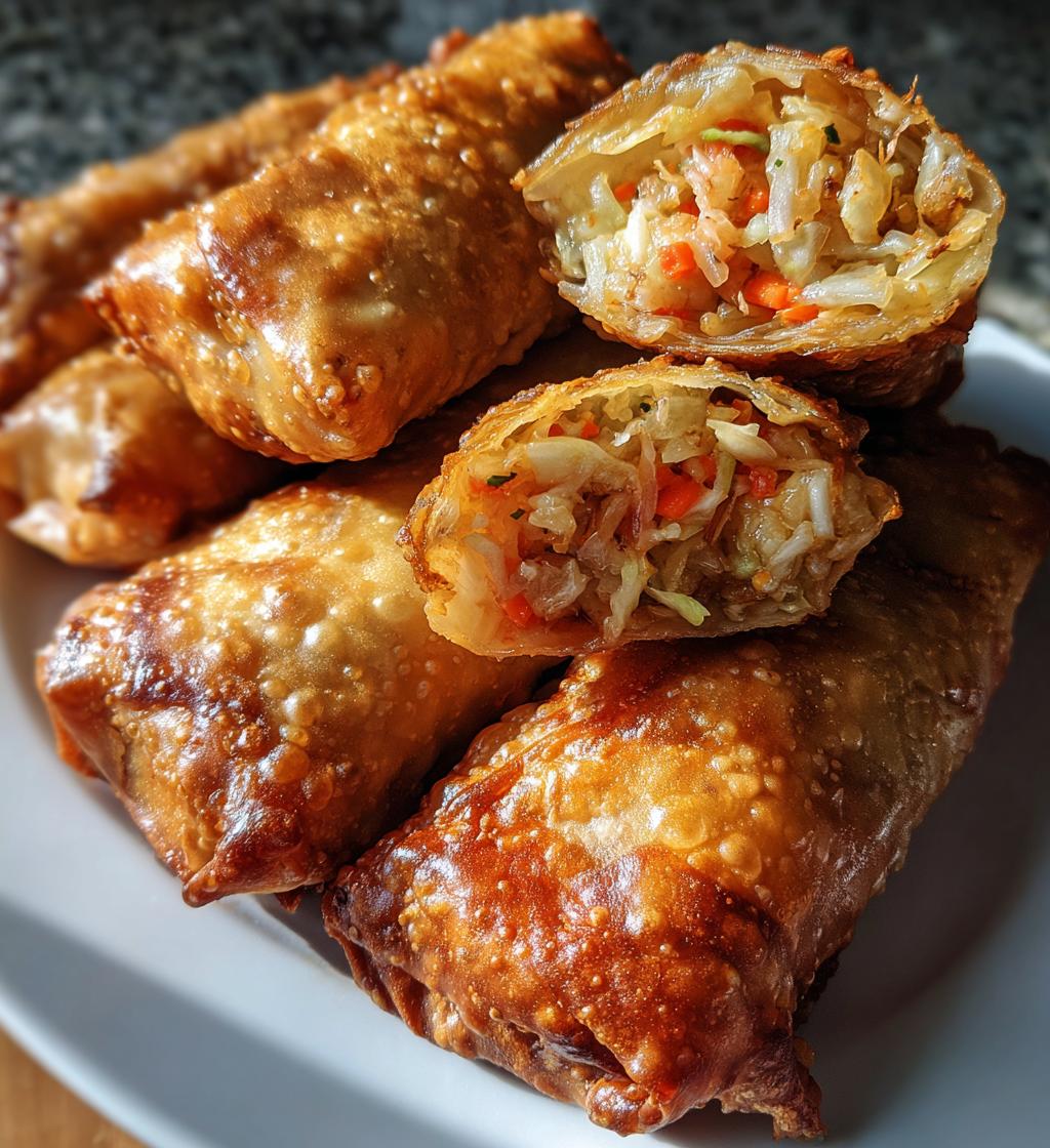 easy air fryer egg rolls recipe
