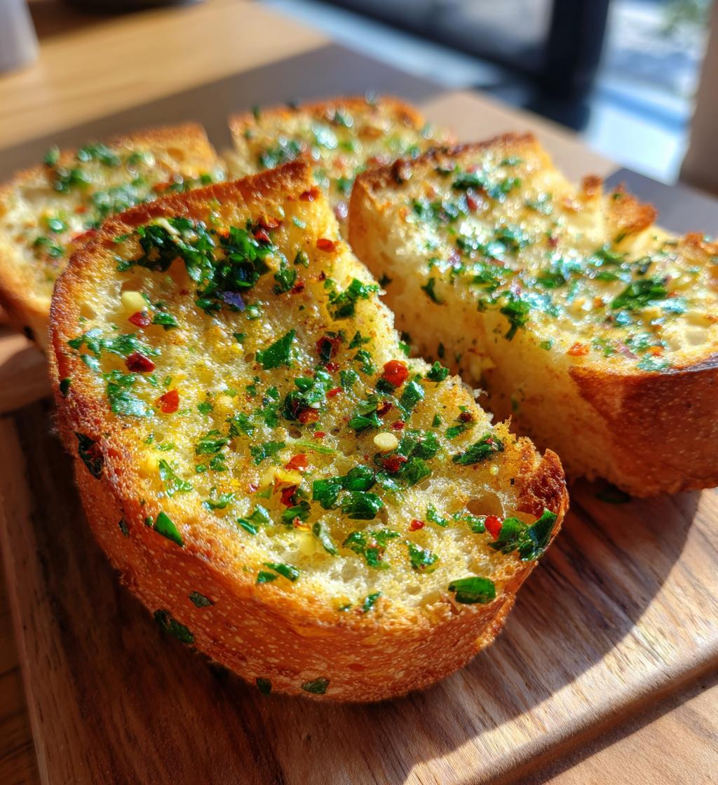 easy air fryer garlic bread recipe - detail 1