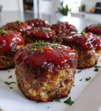 easy air fryer meatloaf minis recipe
