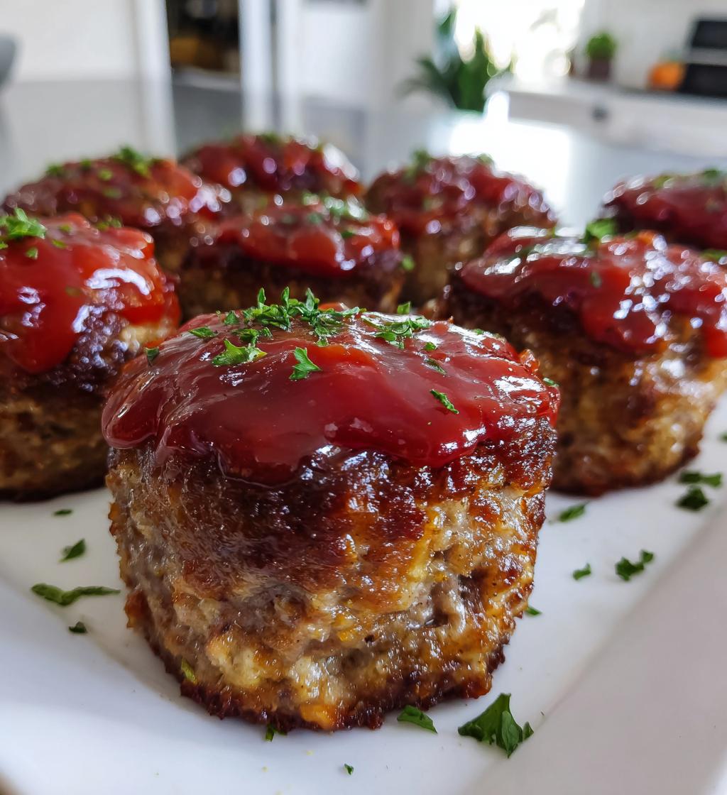 easy air fryer meatloaf minis recipe