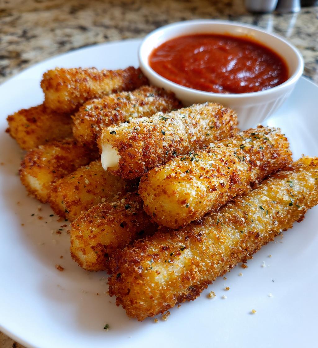 easy air fryer mozzarella sticks recipe - detail 1