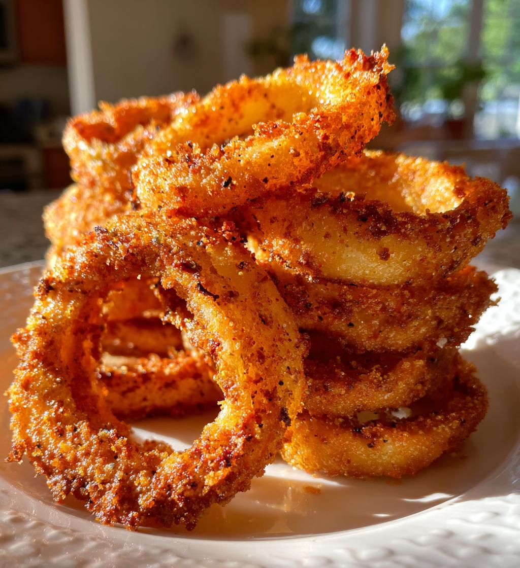 easy air fryer onion rings recipe - detail 1