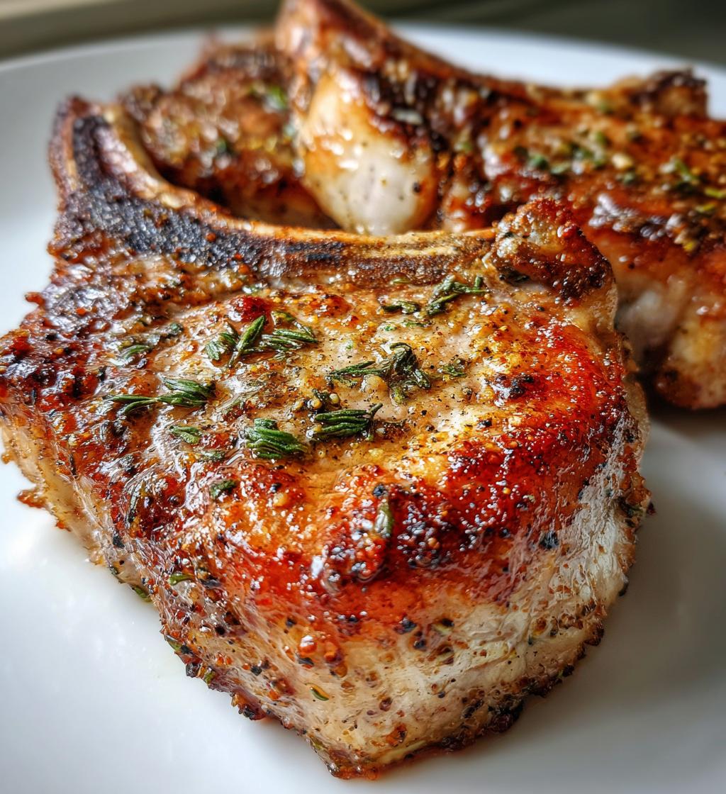 easy air fryer pork chops recipe juicy delicious - detail 1