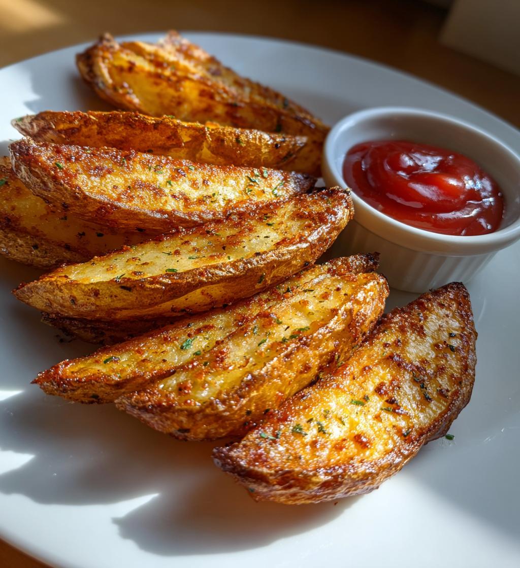 easy air fryer potato wedges recipe