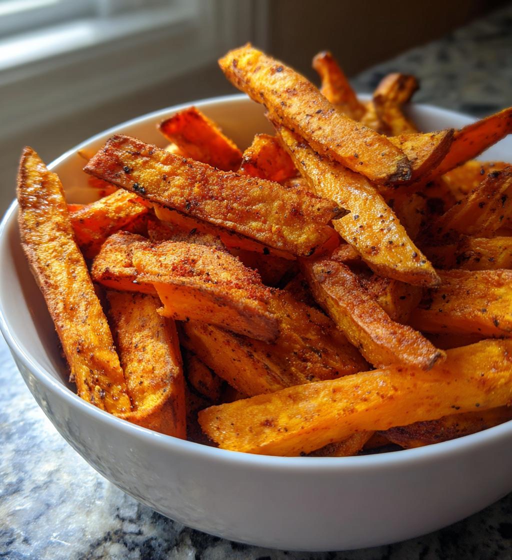 easy air fryer sweet potato fries recipe