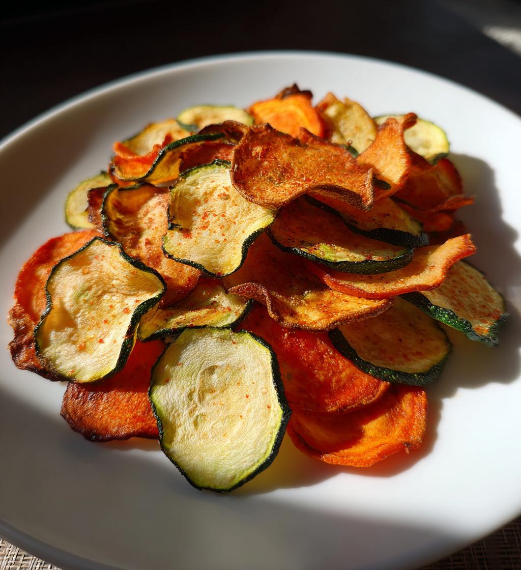 easy air fryer veggie chips recipe - detail 1