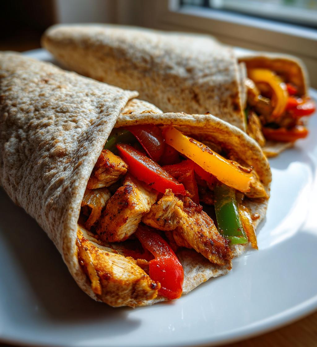 healthy air fryer chicken fajitas recipe - detail 1