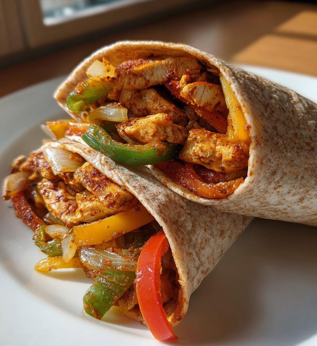healthy air fryer chicken fajitas recipe