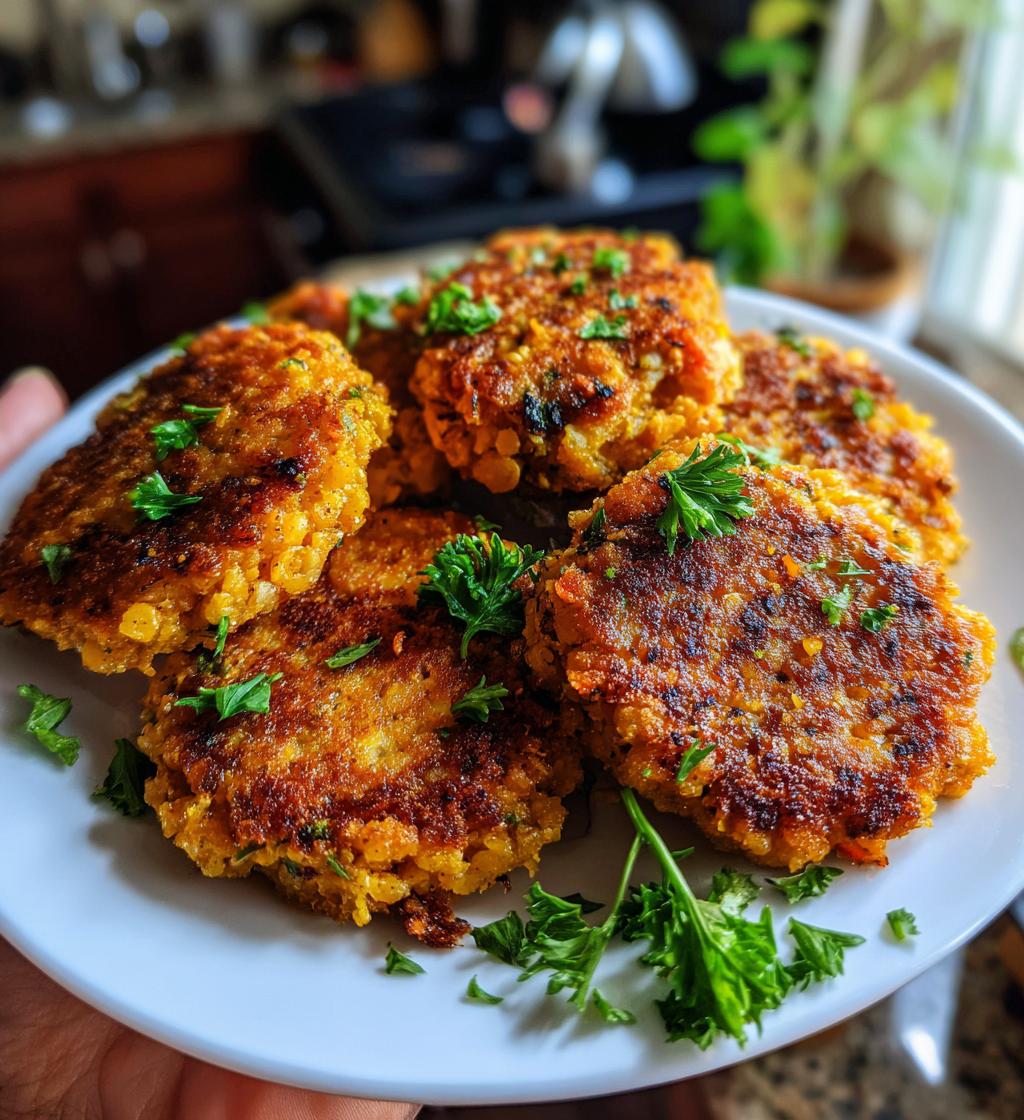 healthy air fryer chickpea patties recipe - detail 1