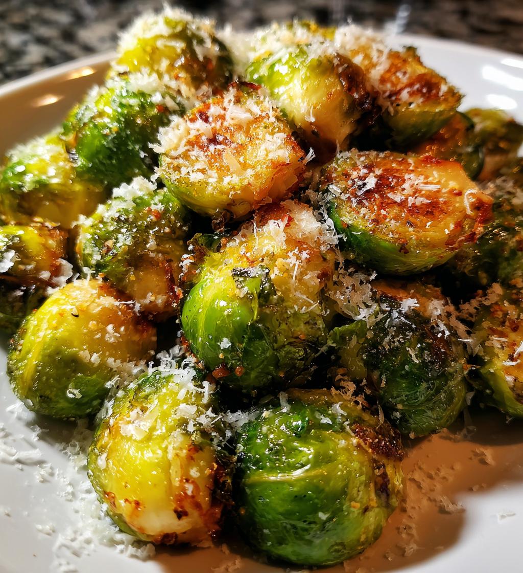 healthy air fryer roasted brussels sprouts recipe - detail 1