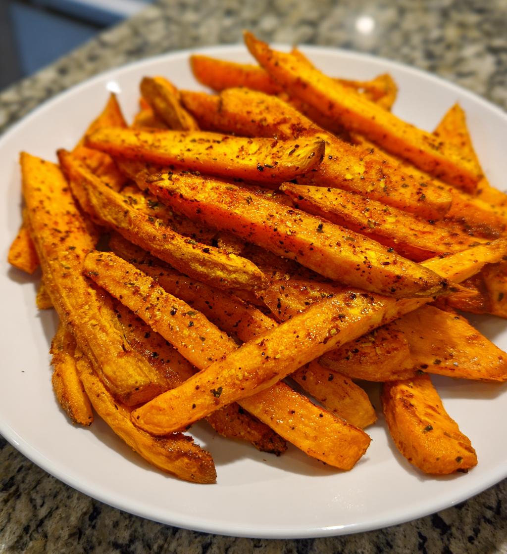 healthy air fryer sweet potato fries recipe - detail 1