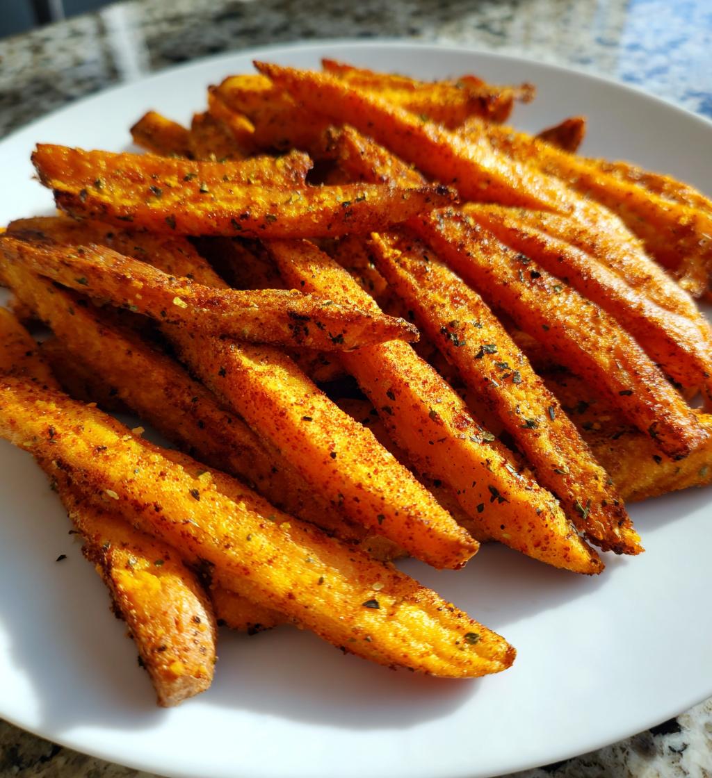 healthy air fryer sweet potato fries recipe