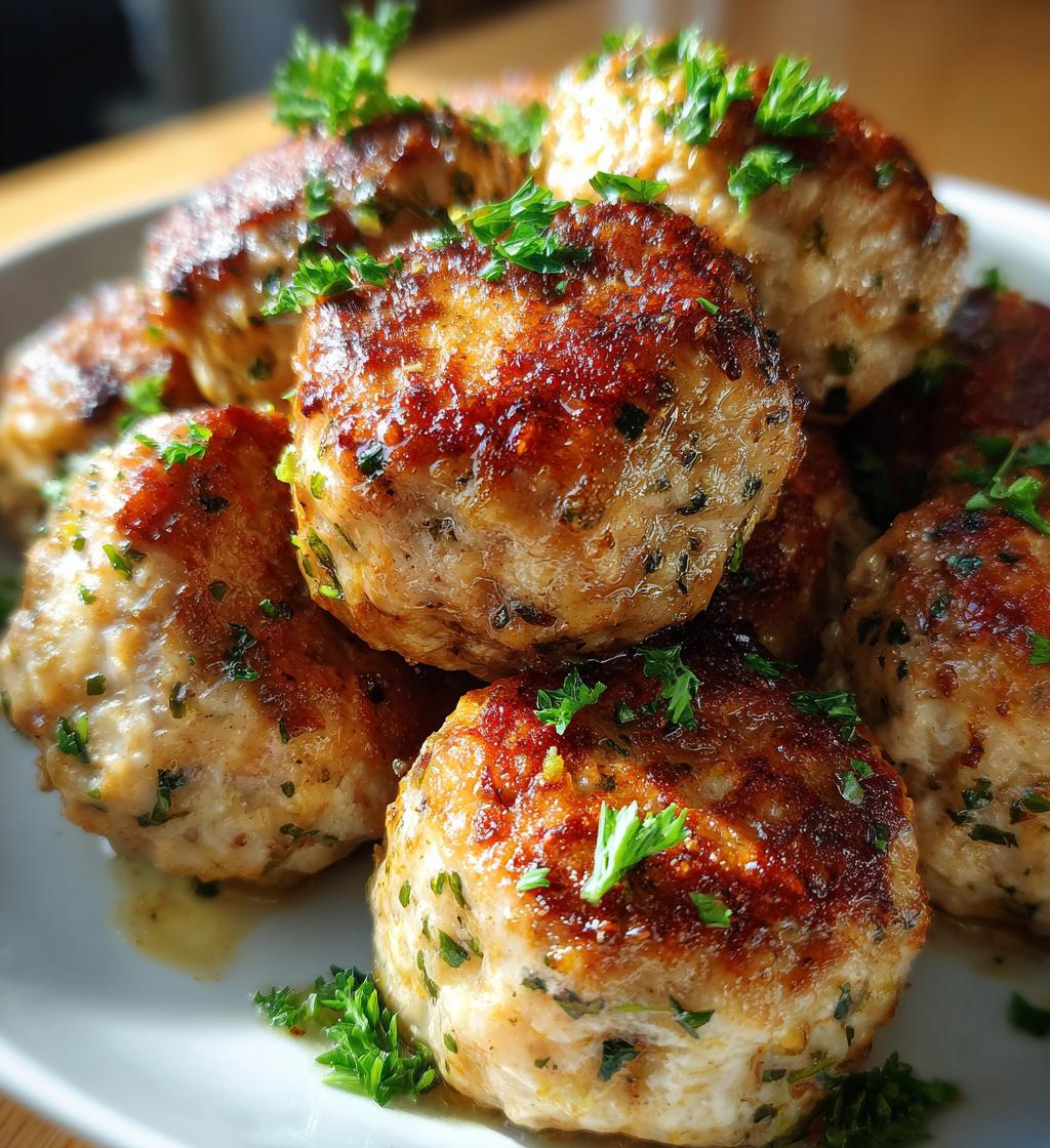 healthy air fryer turkey meatballs recipe - detail 1