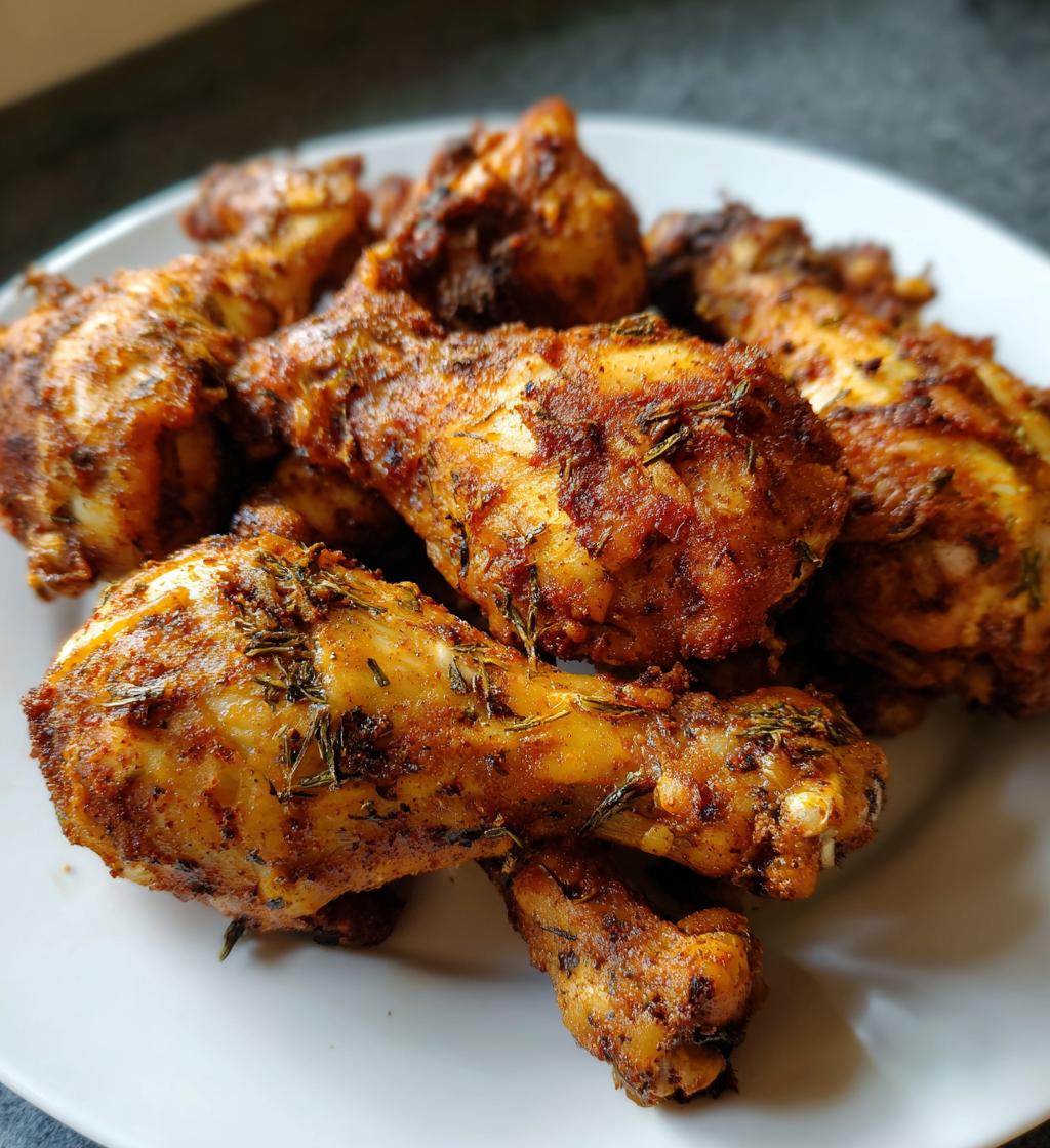 perfect air fryer chicken drumsticks recipe - detail 1