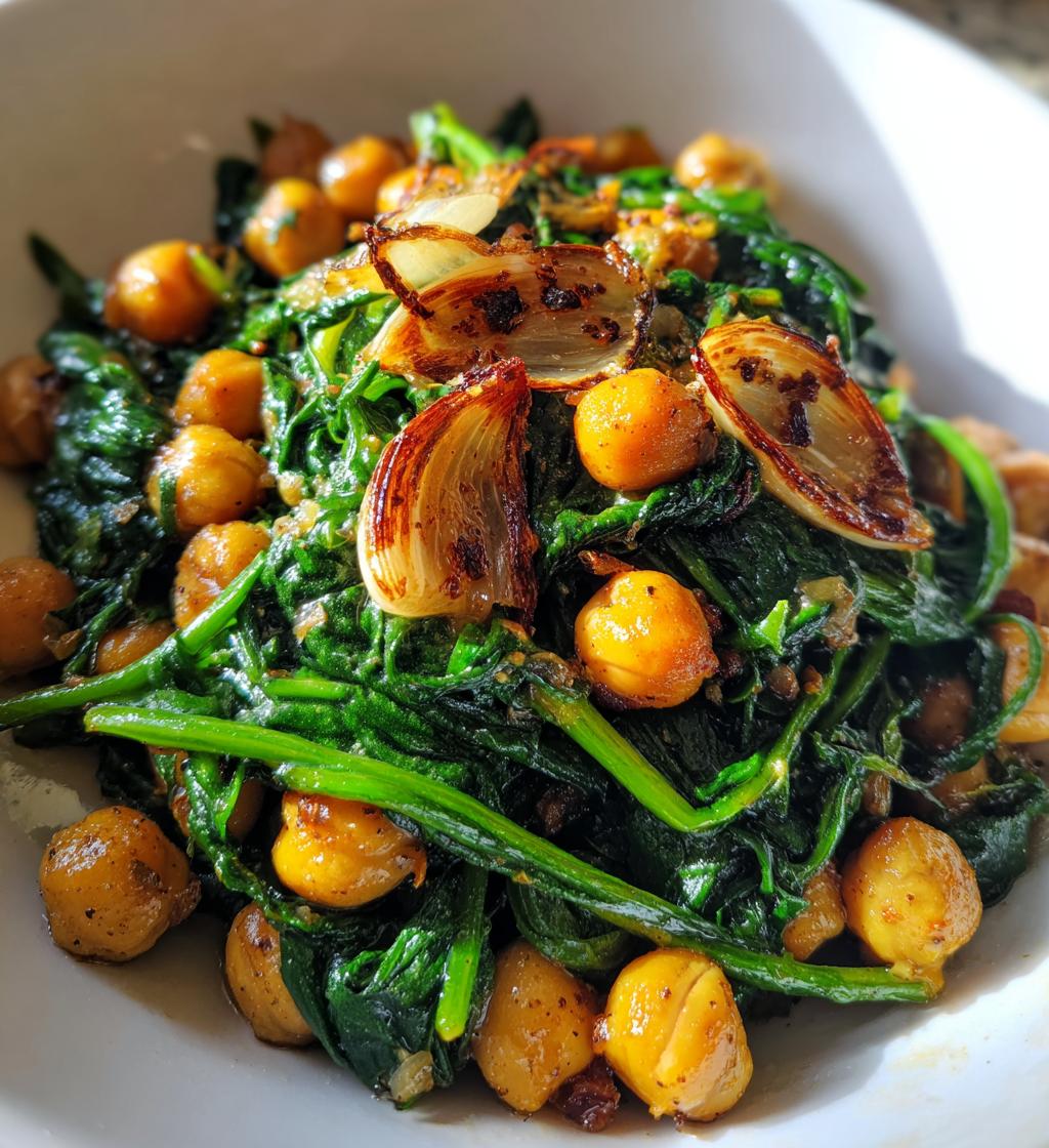 ricette con ceci e spinaci