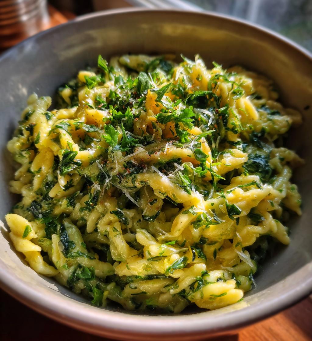 ricette con spatzle agli spinaci