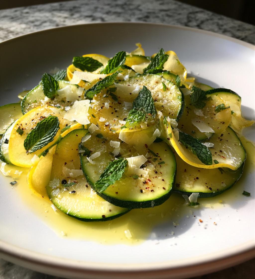 zucchine ricette carpaccio