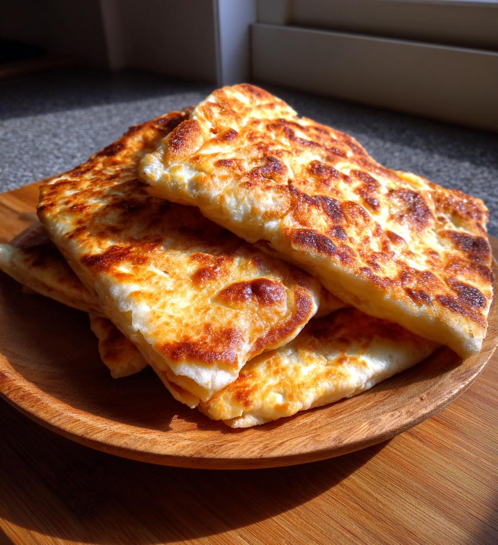 2 ingredient cottage cheese flatbread recipe - detail 1