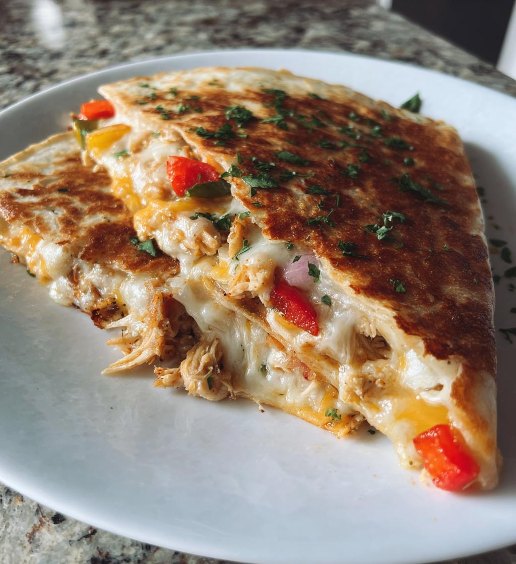 air fryer chicken quesadillas recipe