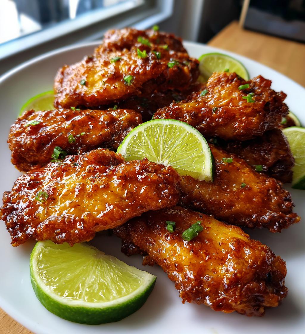 air fryer chipotle lime wings recipe - detail 1