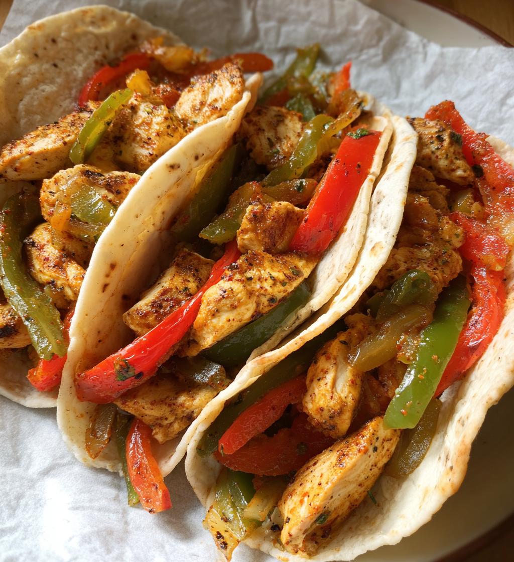 air fryer fajitas chicken recipe - detail 1