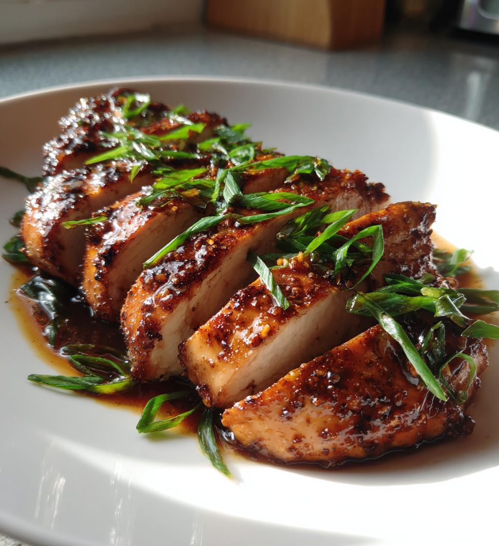air fryer ginger soy chicken fillet recipe - detail 1