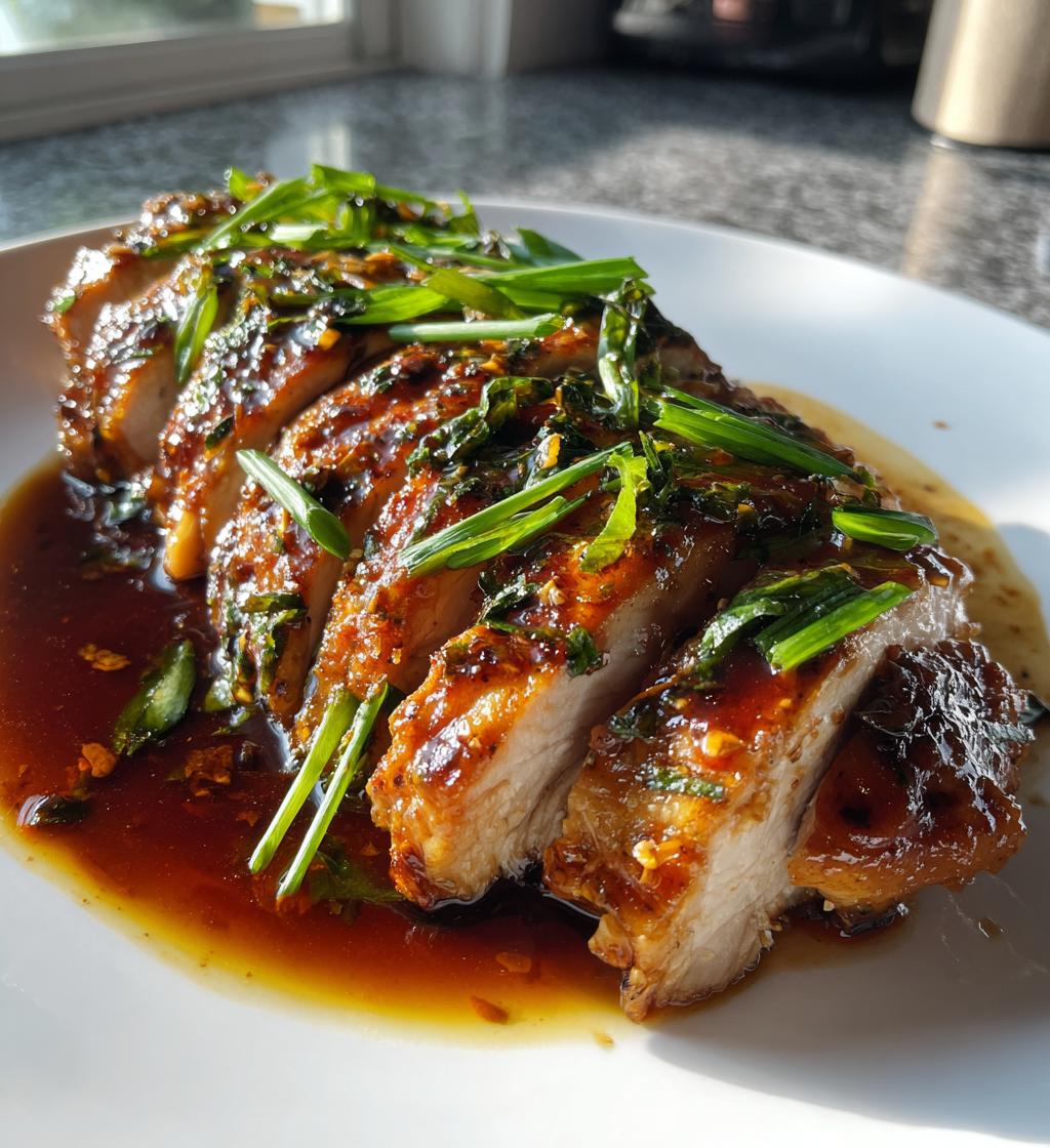 air fryer ginger soy chicken fillet recipe