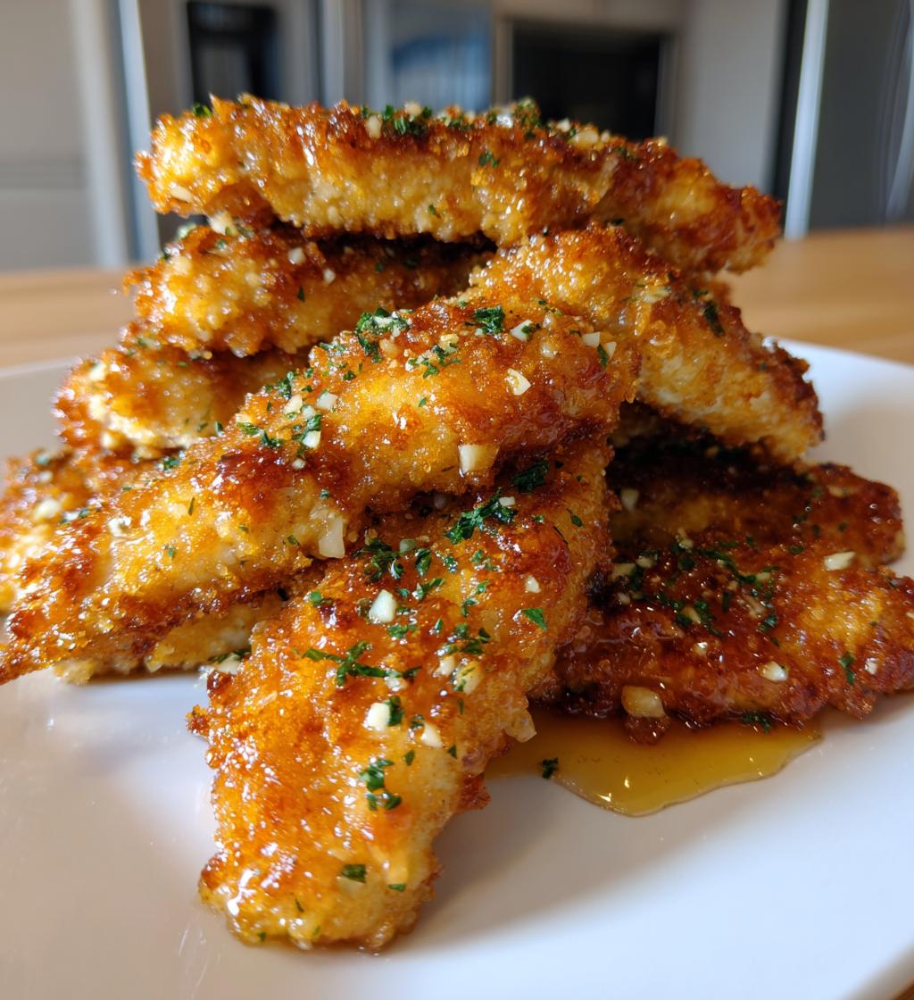 air fryer honey butter garlic chicken tenders