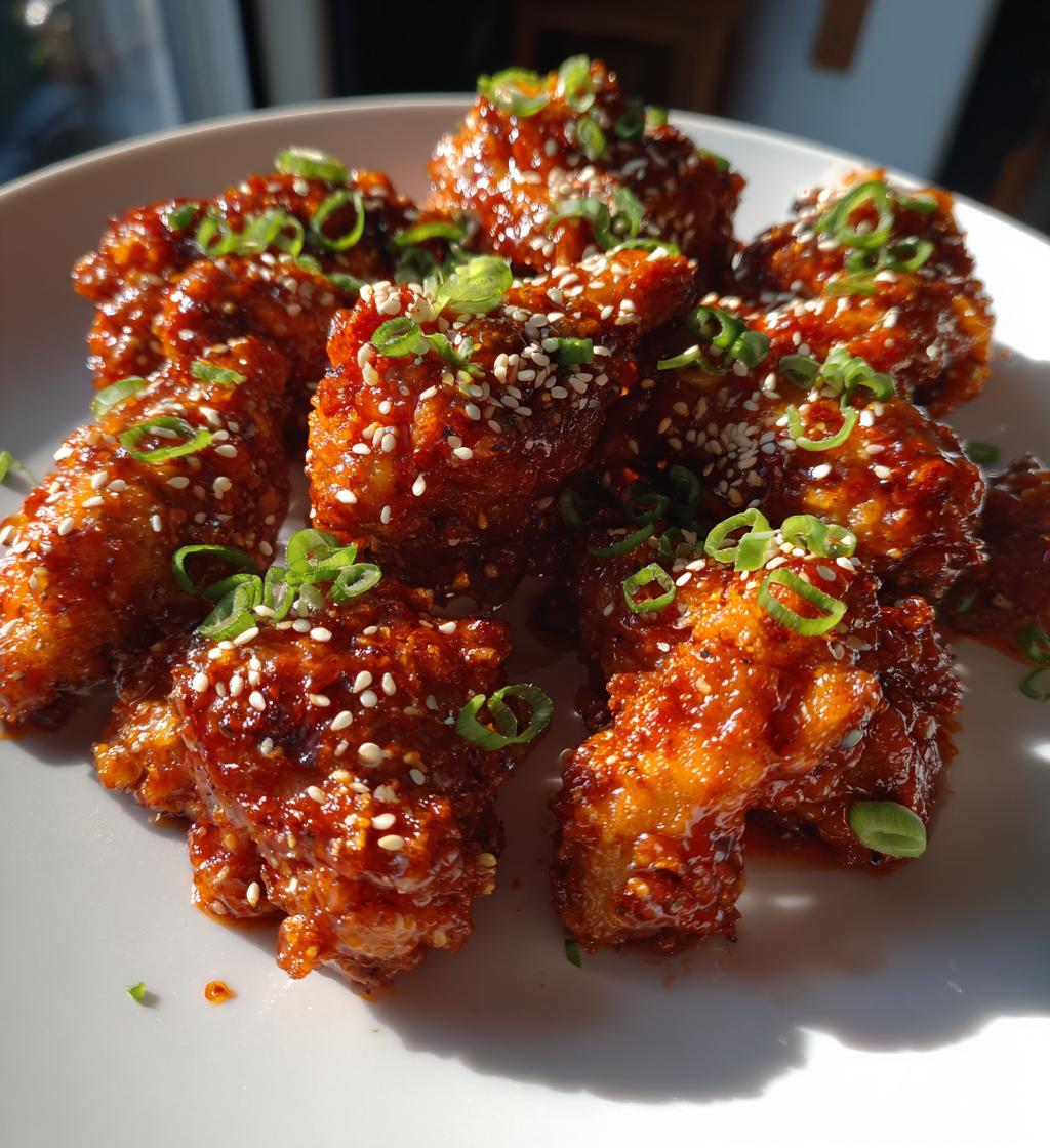 air fryer korean gochujang wings recipe