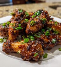 air fryer sticky soy garlic wings
