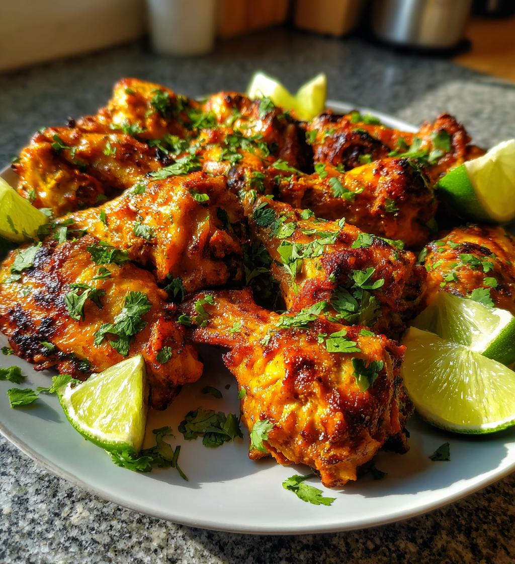 air fryer tandoori chicken wings recipe